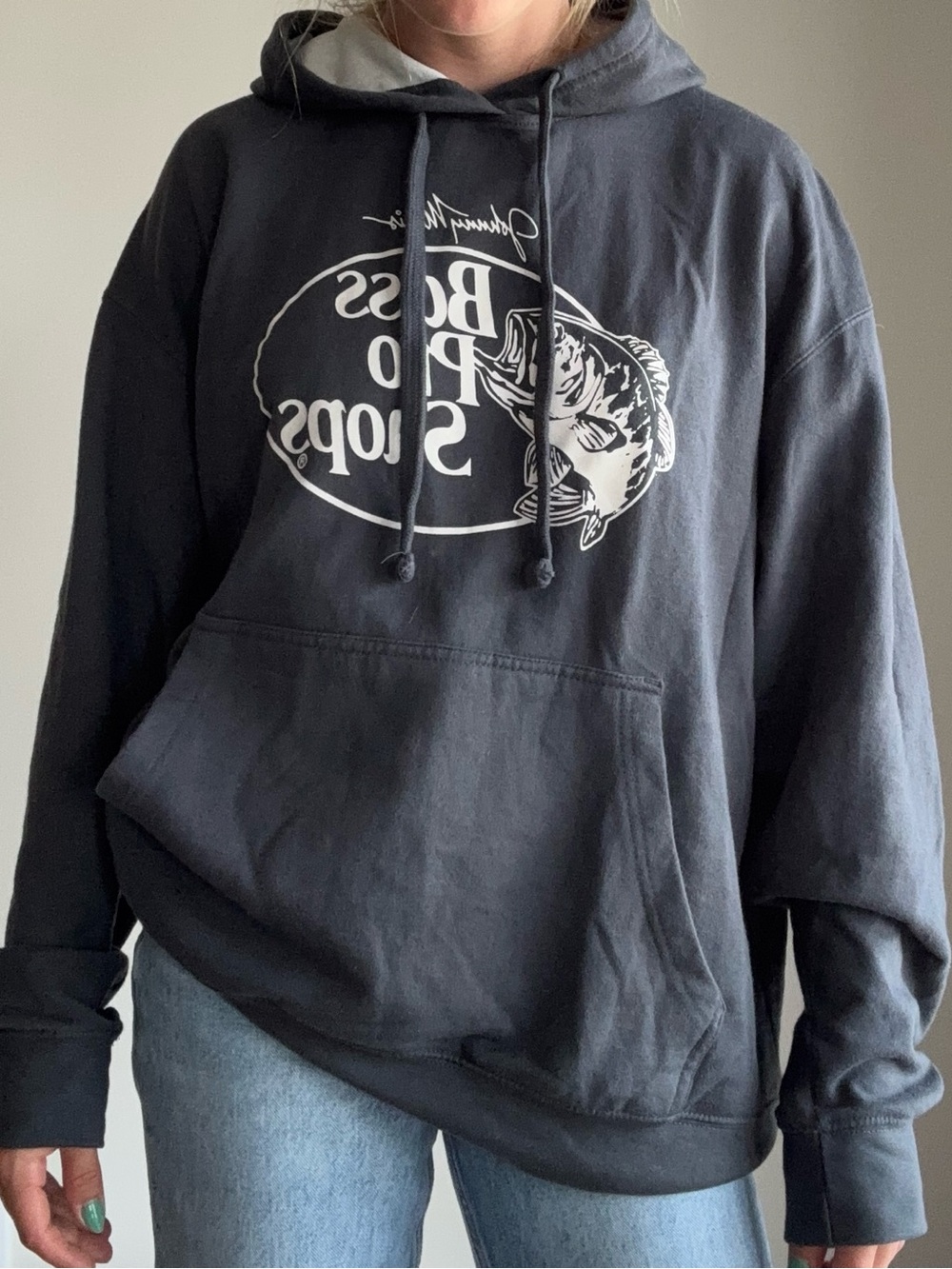 Bass Pro Shops Hoodie, dark grey size XL